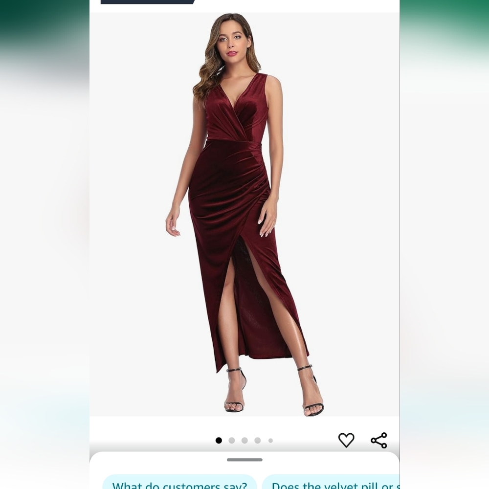 Red velvet sexy christmas dress. Brand new with tag